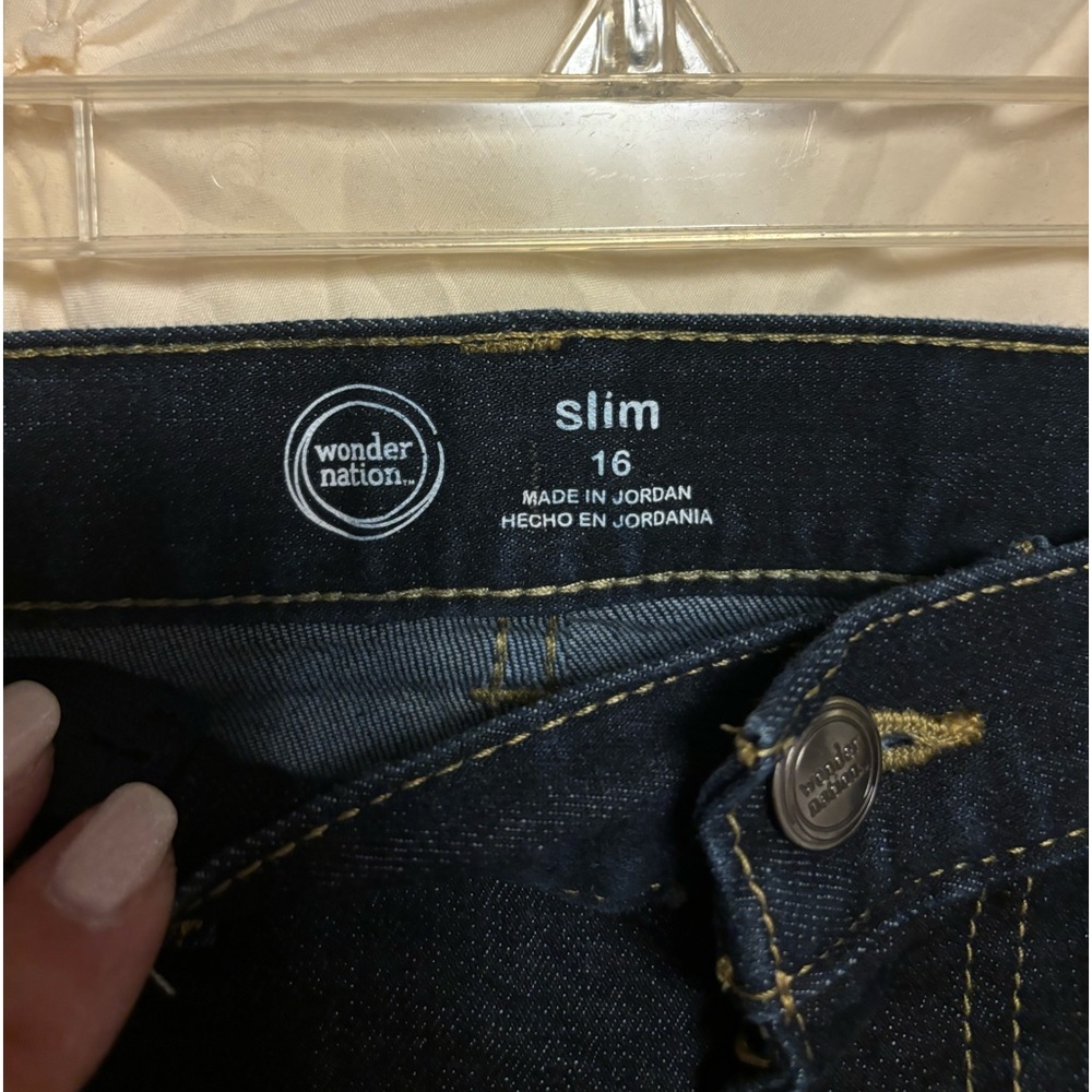 NWOT WONDER NATIONAL SLIM 16 JEANS